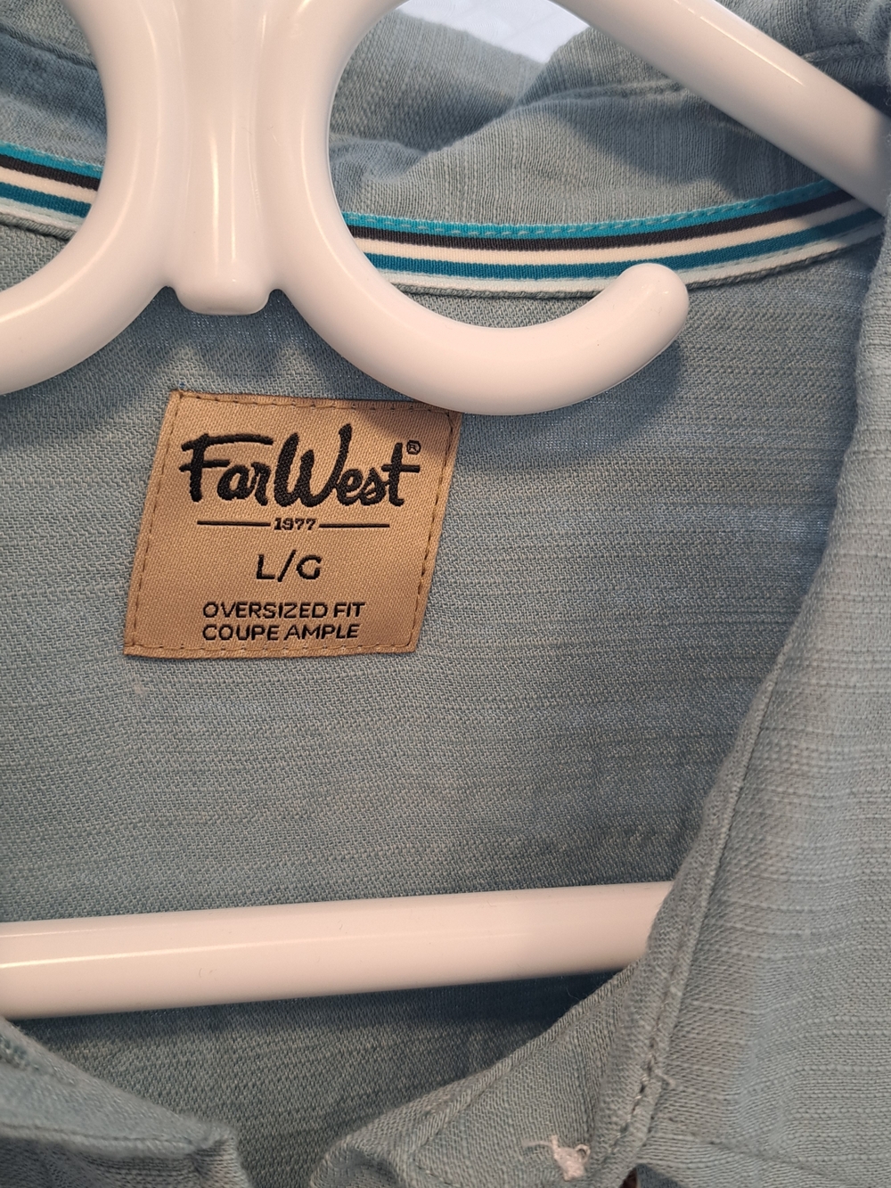 Relaxed Sage Green Button-Down Shirt - Casual Women's Top - Picture 3 of 9